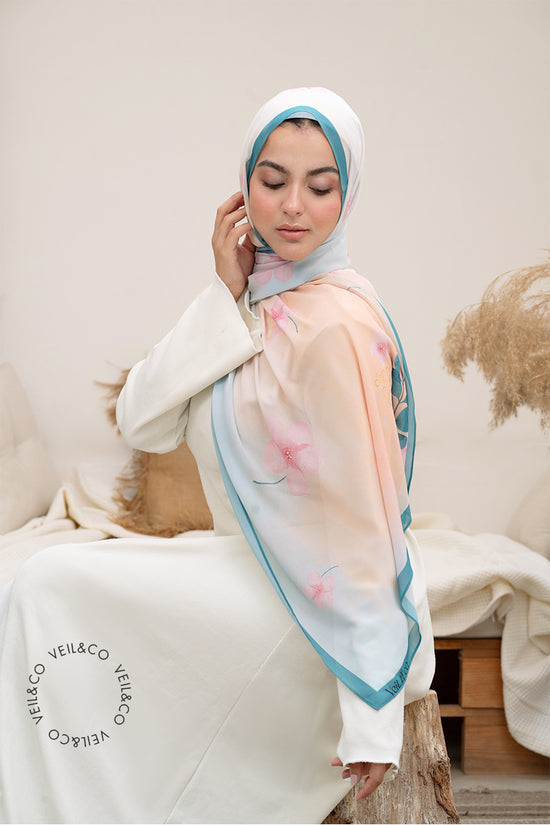 Etheral petals - Chiffon Hijab